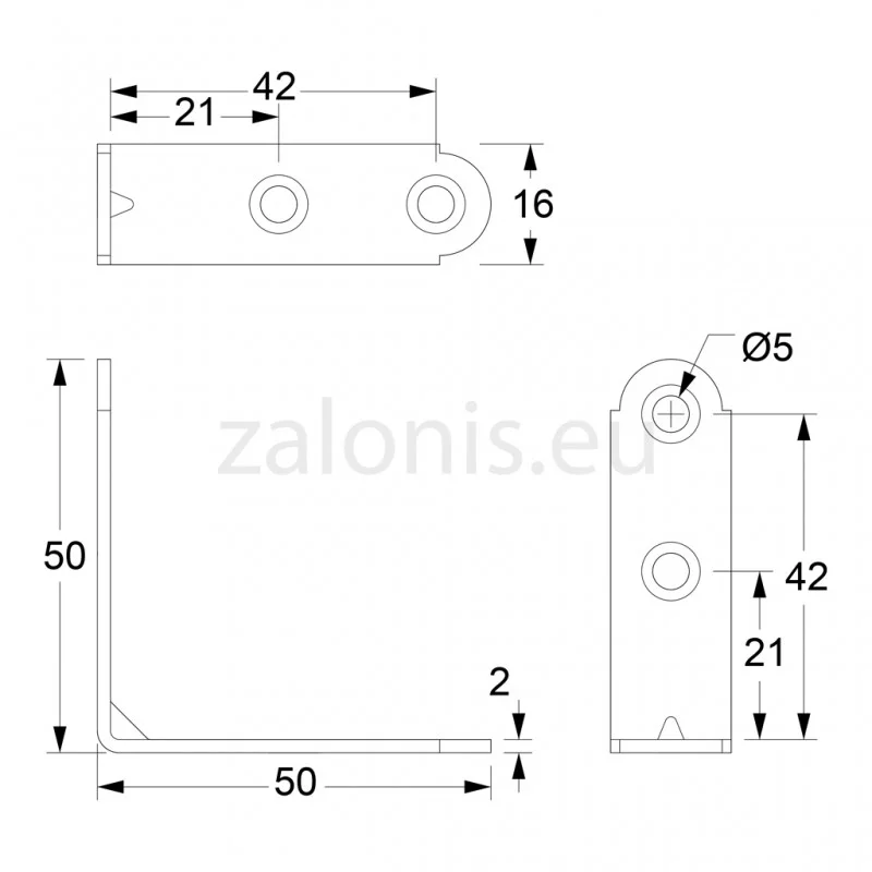 ΓΩΝΙΑ 50x50x16 / ΓΑΛΒΑΝΙΖΕ ΜΕΤΑΛΛΙΚΕΣ ΓΩΝΙΕΣ ΕΠΙΠΛΩΝ